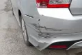 The back of car has accident injury.